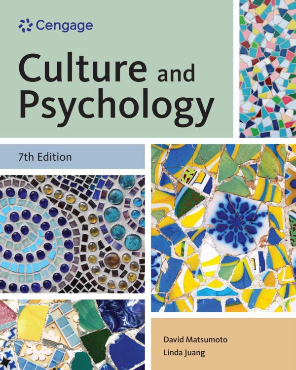 Culture and Psychology 7th Edition