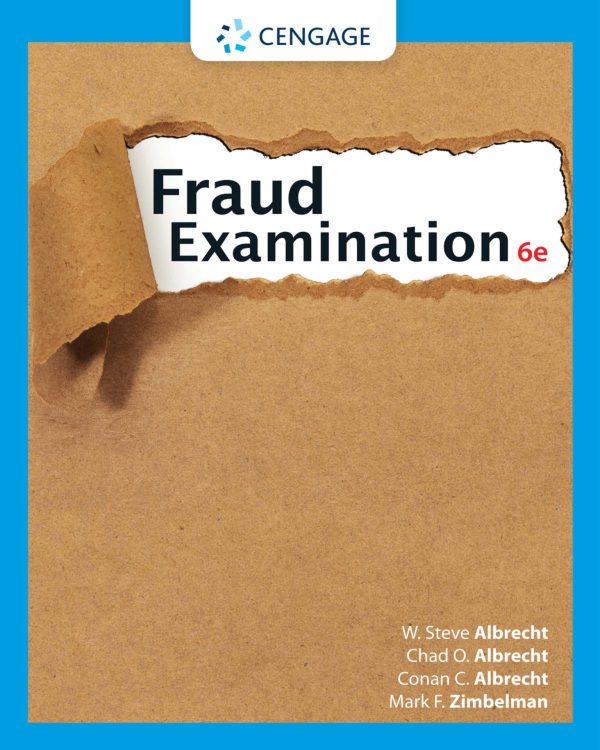 Fraud Examination 6th Edition