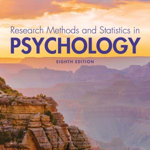 Research Methods and Statistics in Psychology 8th Edition