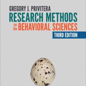 Research Methods for the Behavioral Sciences 3rd Edition